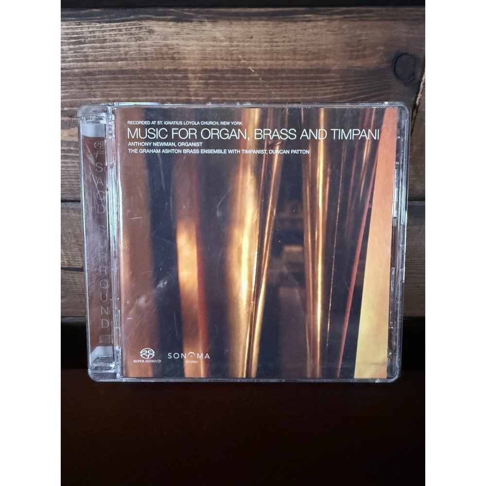 Anthony Newman Music Organ, Brass and Timpani Sonoma Super Audio CD (SACD)